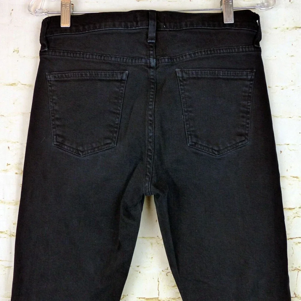 AGOLDE Jeans Mens 30x30.5 Black Distressed Ripped Skinny A606-2071 Punk Grunge